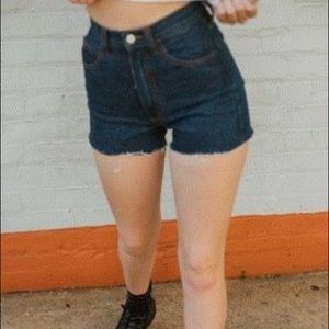 brandy melville jean shorts